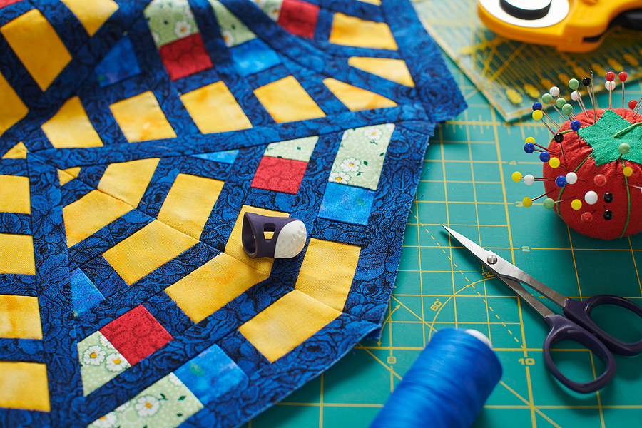 Fragment of a quilt
